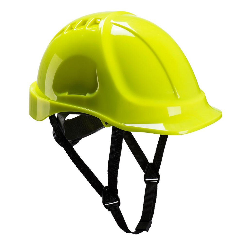 ENDURANCE HARD HAT - MICRO PEAK, VENTED, CHIN STRAPS, SUPERIOR RACHET ADJUST